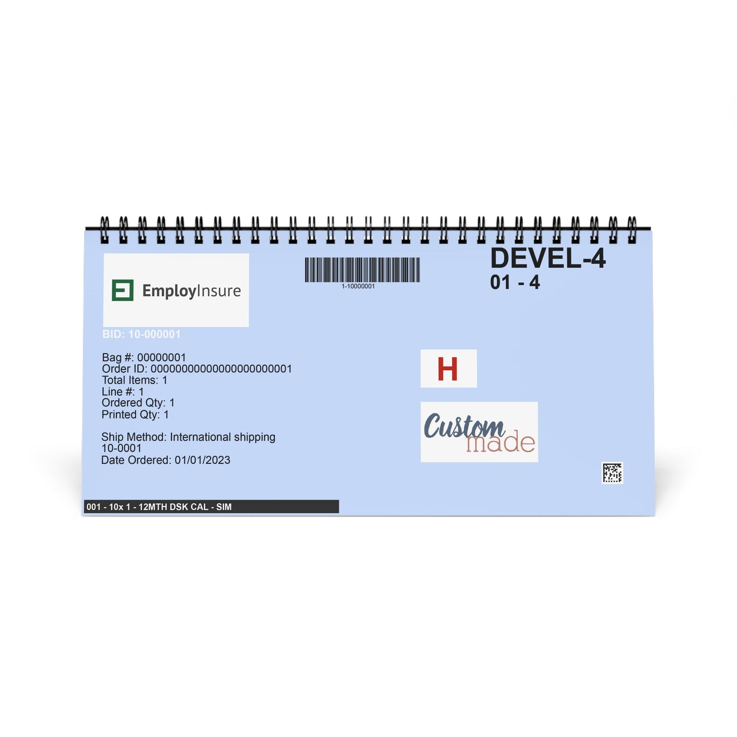 Desktop Calendar (2026 grid) - EmployInsure